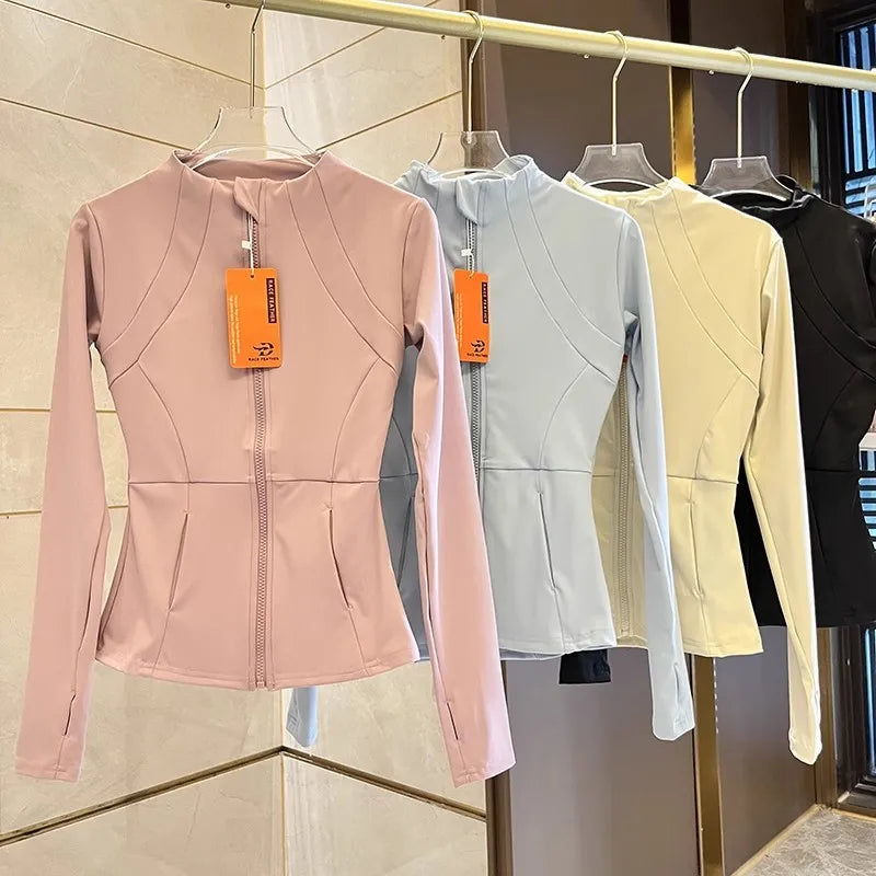 Women's Slim Fit Zip-Up Sports Jacket | YXNLife