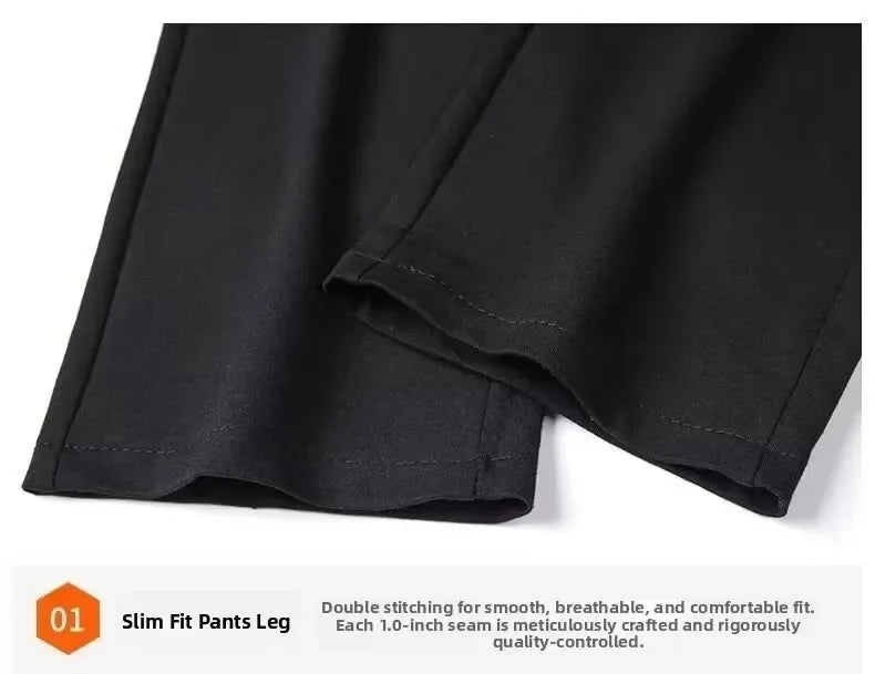 Dark Retro Striped Gothic Loose Straight Leg Pants