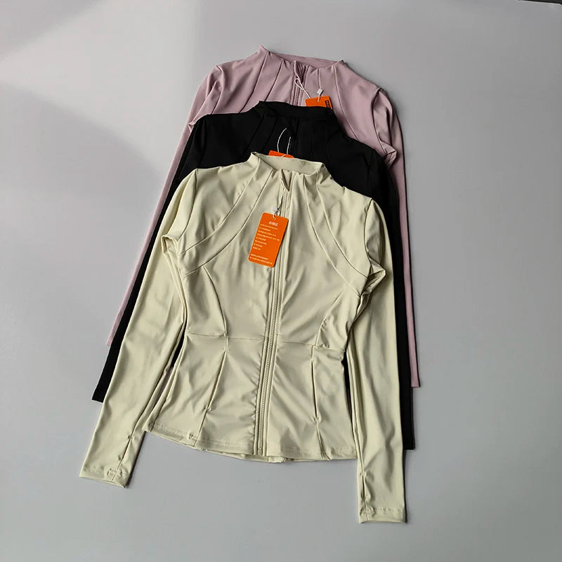 Women's Slim Fit Zip-Up Sports Jacket | YXNLife