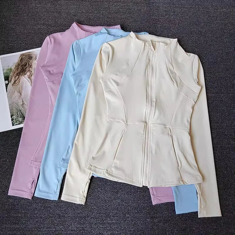 Women's Slim Fit Zip-Up Sports Jacket | YXNLife