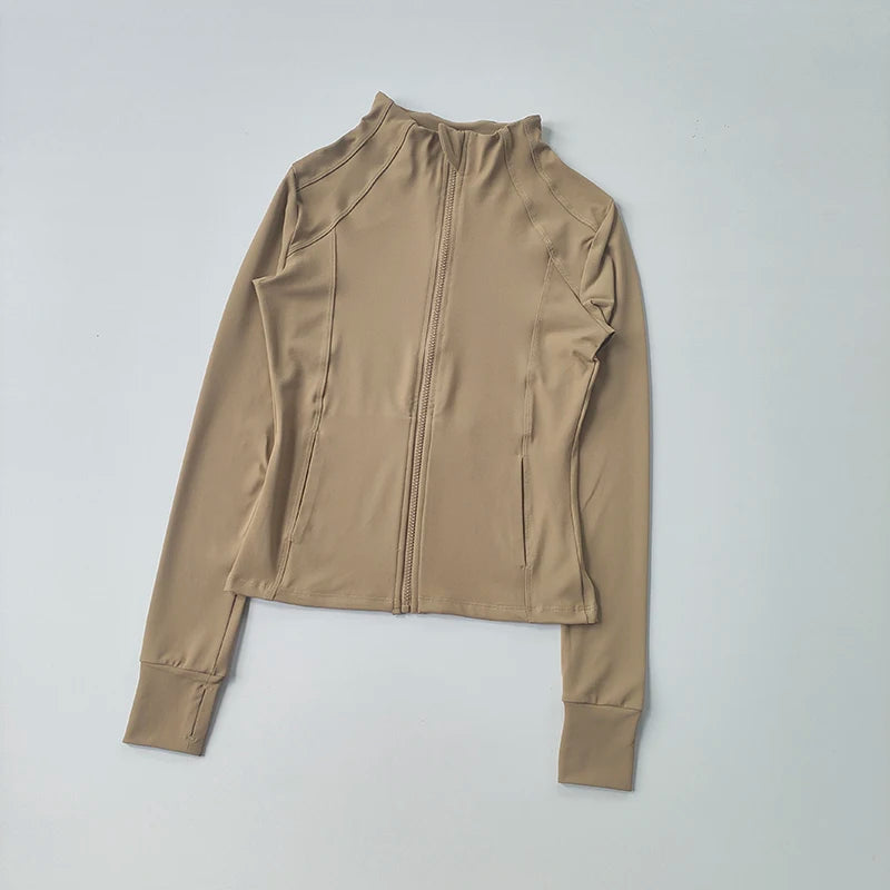 Women's Slim Fit Zip-Up Sports Jacket | YXNLife