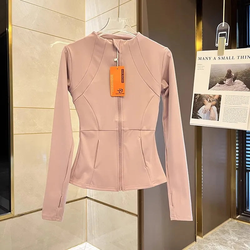 Women's Slim Fit Zip-Up Sports Jacket | YXNLife