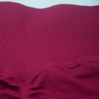 2Pcs Seamless Yoga Set Short Sleeve Crop Top Sports Shorts