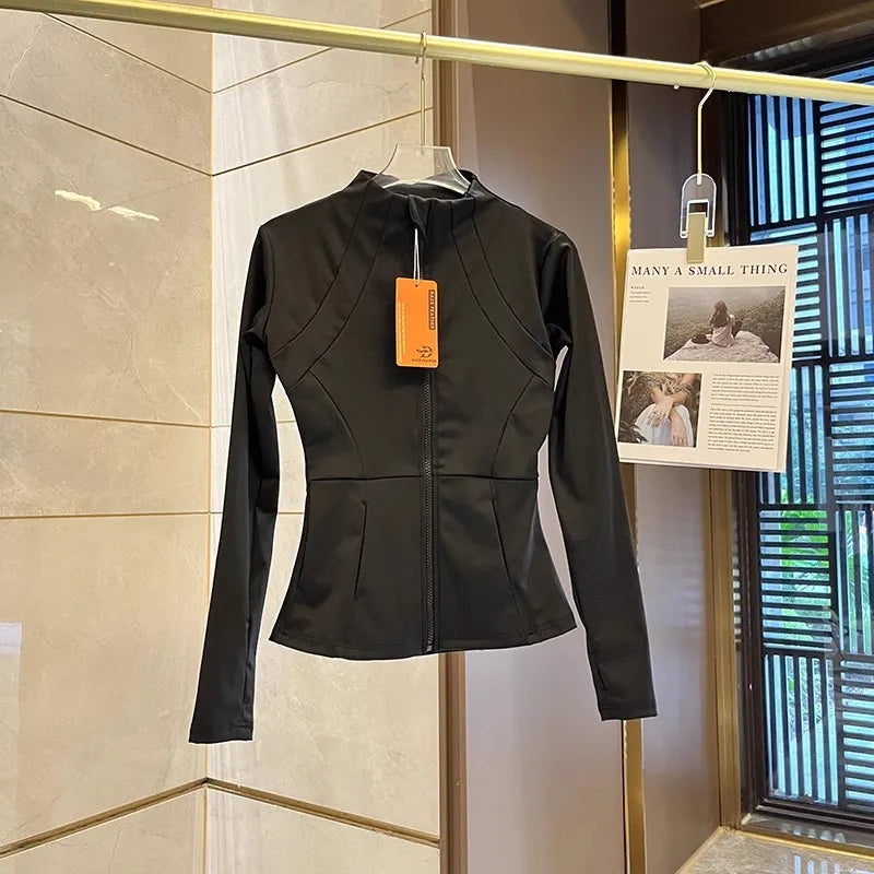 Women's Slim Fit Zip-Up Sports Jacket | YXNLife