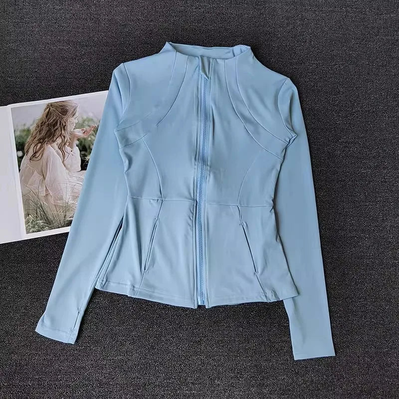 Women's Slim Fit Zip-Up Sports Jacket | YXNLife