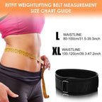 Weight Lifting Belt for Men & Women, Weight Belt for Workout Weightlifting, Powerlifting, Squat & Deadlift, Adjustable Gym Belt